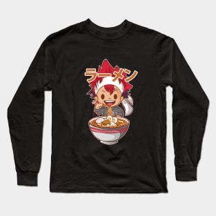 Food Wars Ramen Mukbang Tshirt Long Sleeve T-Shirt